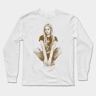 Avril Lavigne Retro Long Sleeve T-Shirt